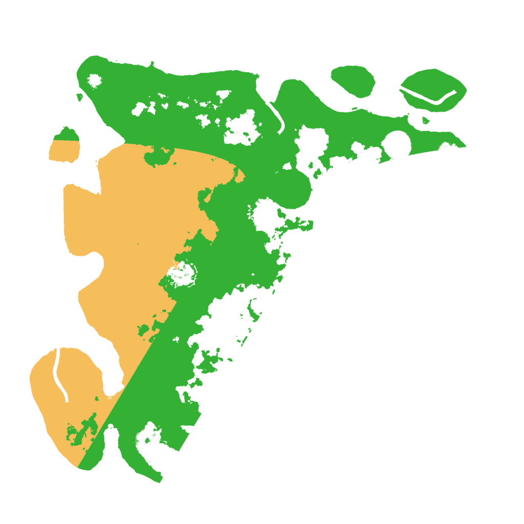 Biome Rust Map: Procedural Map, Size: 3500, Seed: 804570713