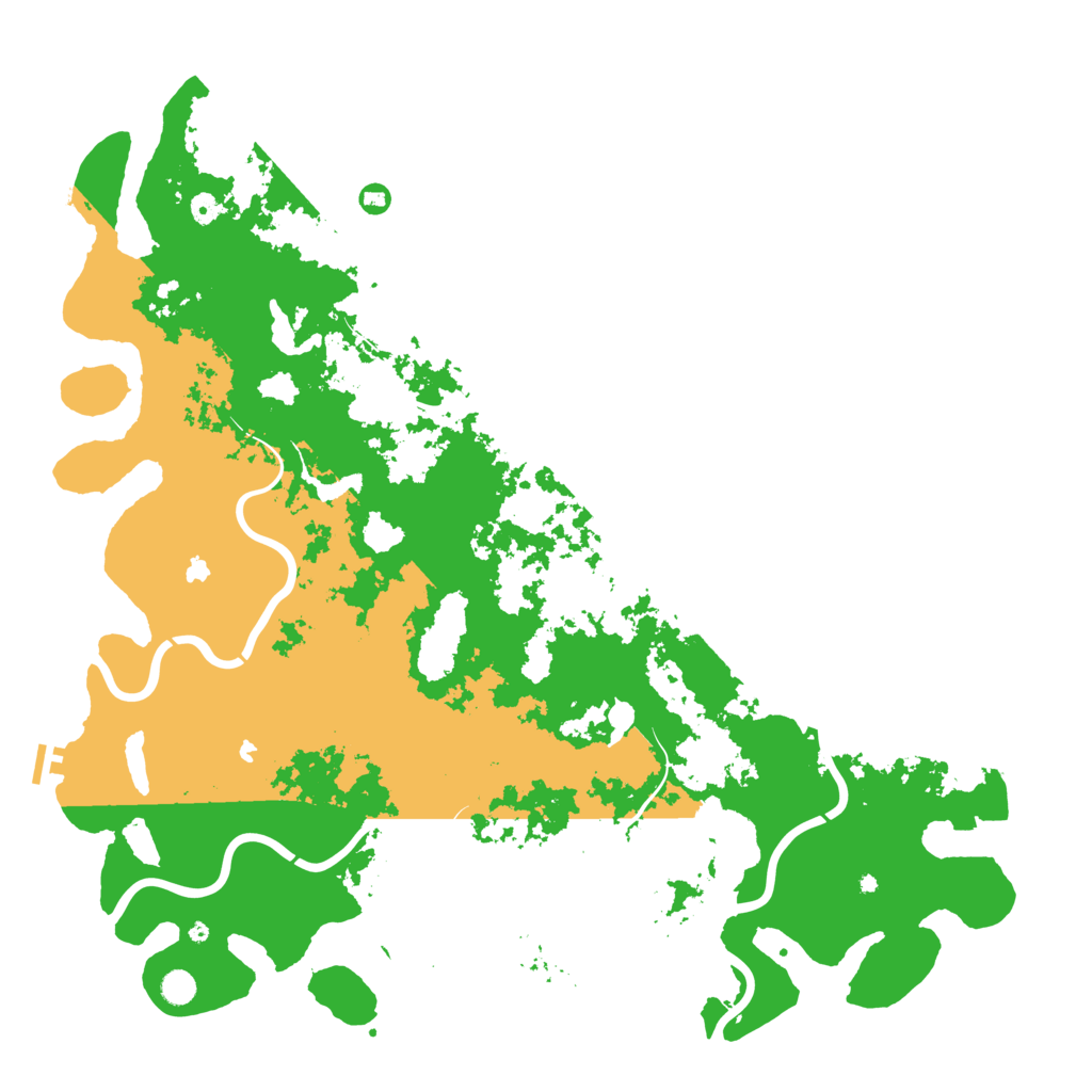Biome Rust Map: Procedural Map, Size: 5500, Seed: 5000