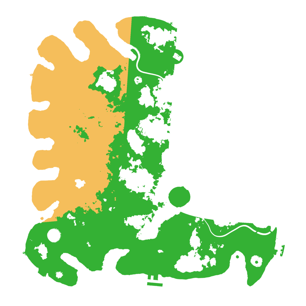 Biome Rust Map: Procedural Map, Size: 4000, Seed: 171753888