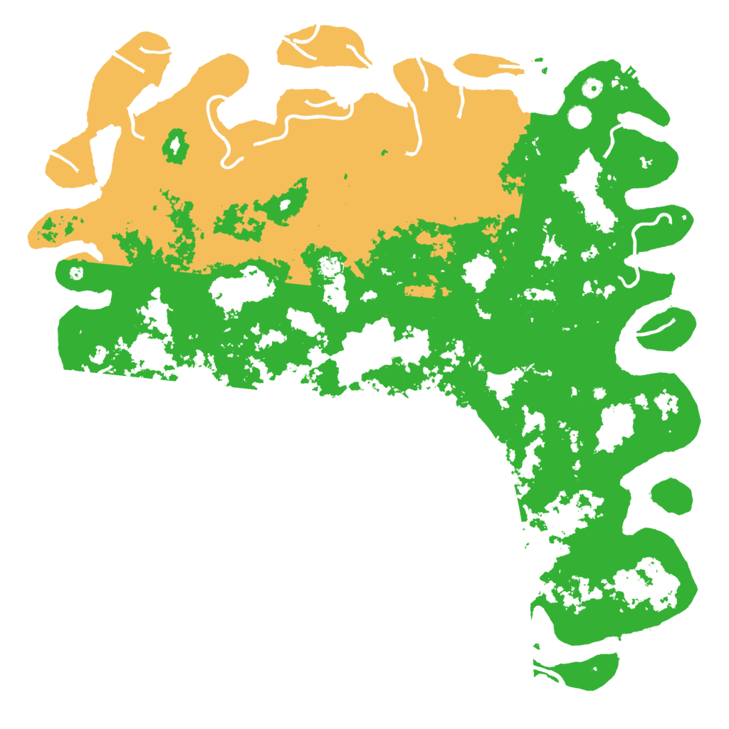 Biome Rust Map: Procedural Map, Size: 5500, Seed: 6942