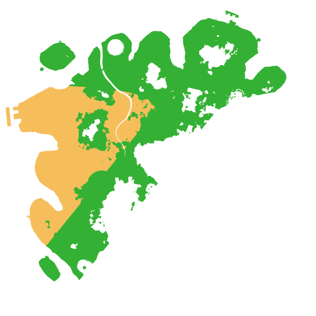 Biome Rust Map: Procedural Map, Size: 3400, Seed: 1830854926