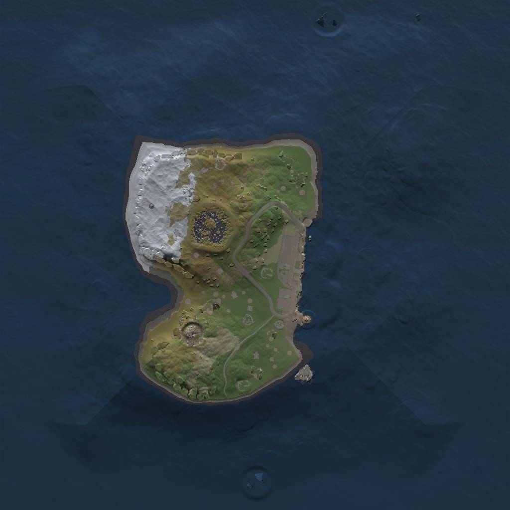 Rust Map: Procedural Map, Size: 1500, Seed: 1547394565, 4 Monuments