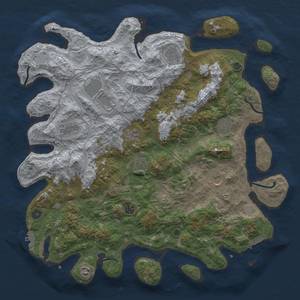 Thumbnail Rust Map: Procedural Map, Size: 4550, Seed: 1888777777, 20 Monuments