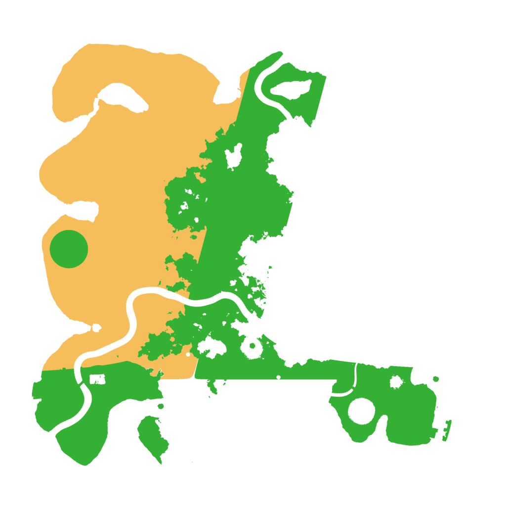 Biome Rust Map: Procedural Map, Size: 3500, Seed: 2143845760