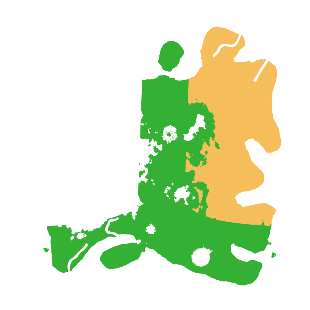 Biome Rust Map: Procedural Map, Size: 3000, Seed: 133121