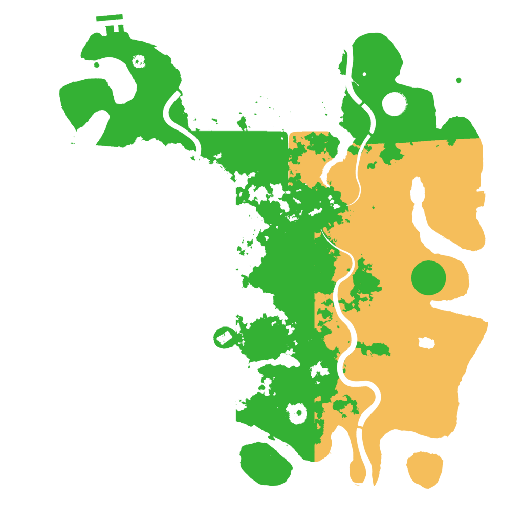 Biome Rust Map: Procedural Map, Size: 4000, Seed: 57143727