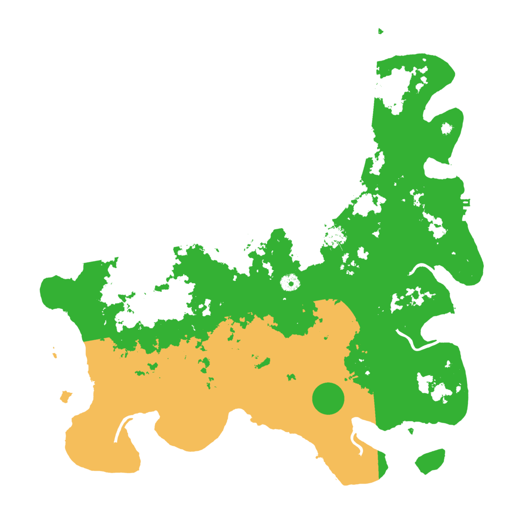 Biome Rust Map: Procedural Map, Size: 4250, Seed: 77165