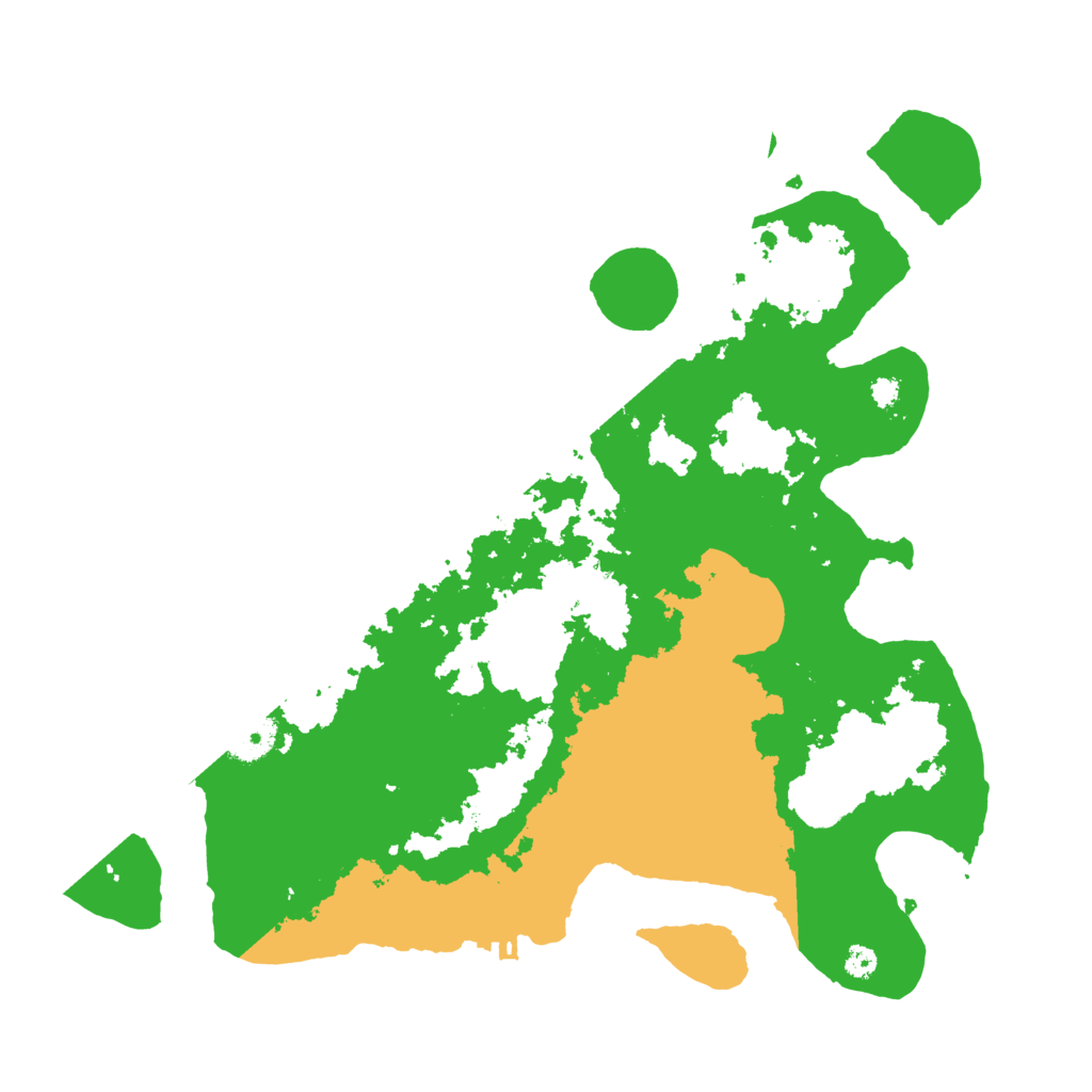 Biome Rust Map: Procedural Map, Size: 3500, Seed: 29086