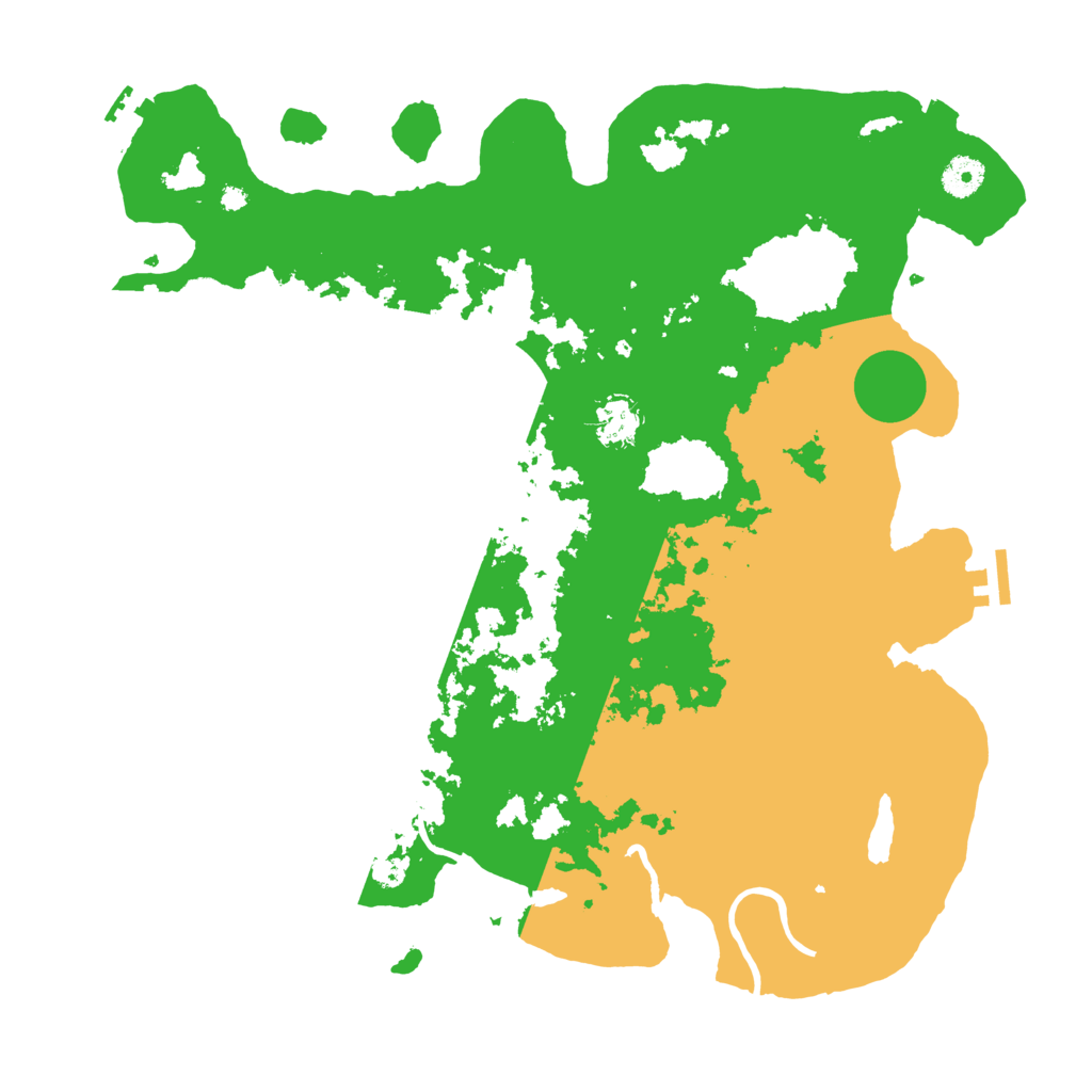 Biome Rust Map: Procedural Map, Size: 4000, Seed: 57696