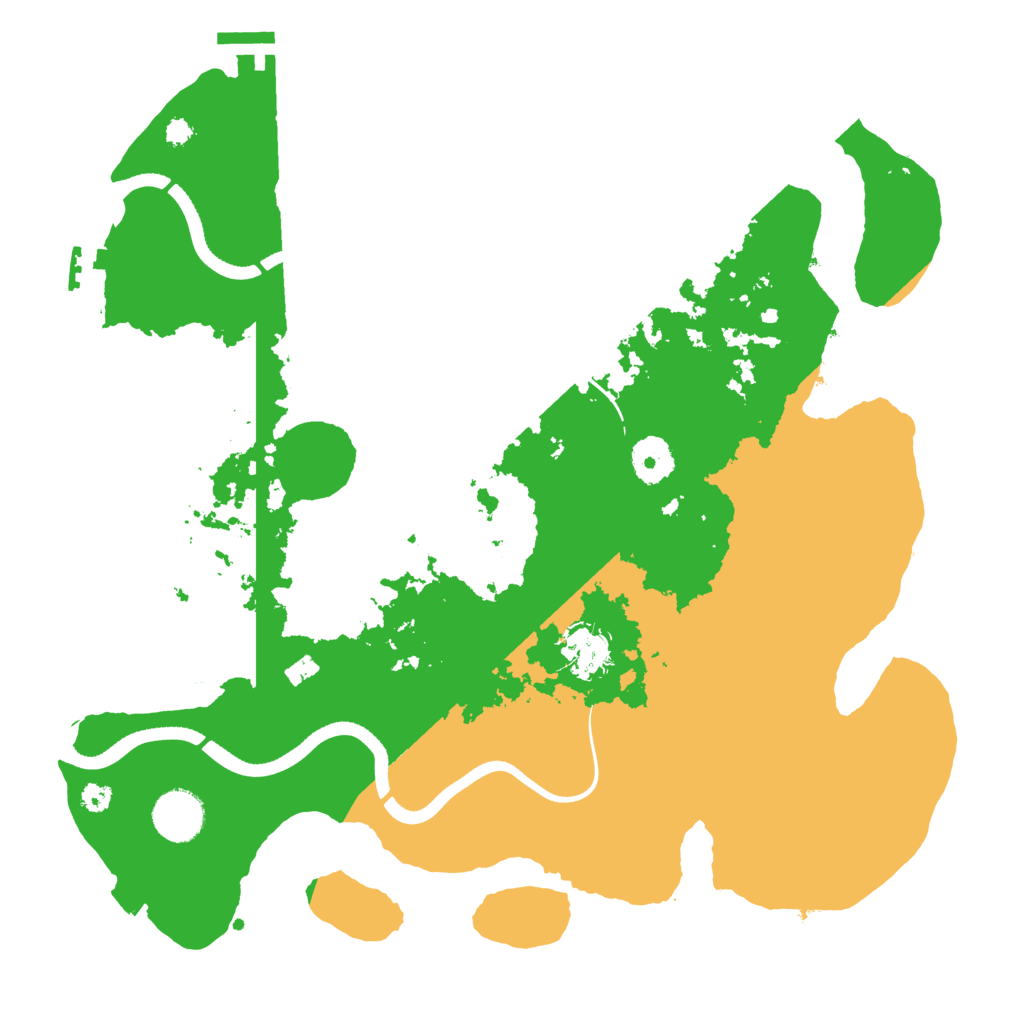 Biome Rust Map: Procedural Map, Size: 3500, Seed: 845657201