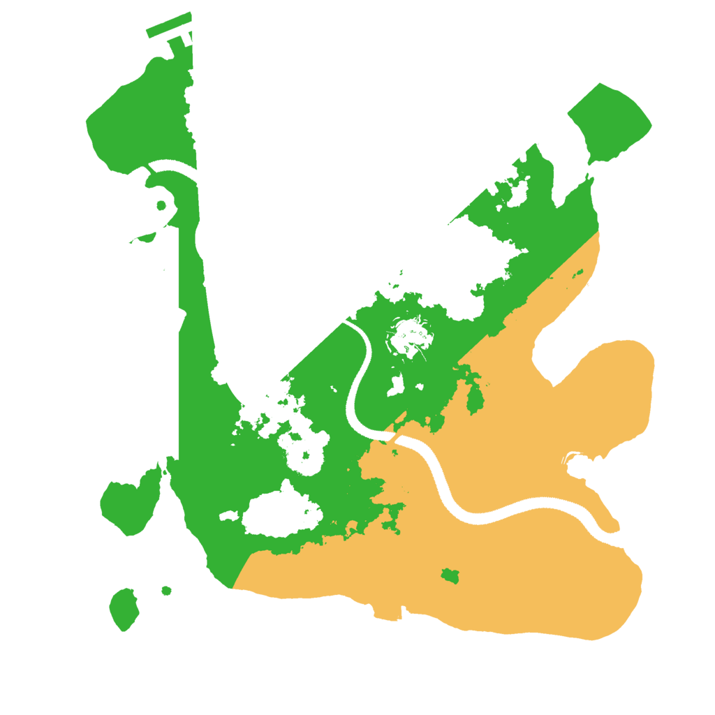 Biome Rust Map: Procedural Map, Size: 3000, Seed: 2349512
