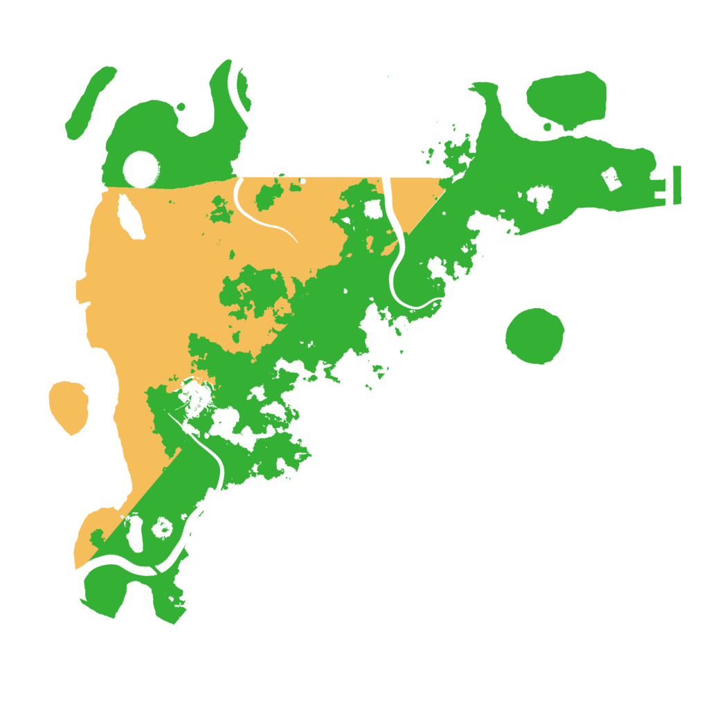 Biome Rust Map: Procedural Map, Size: 3500, Seed: 22179900