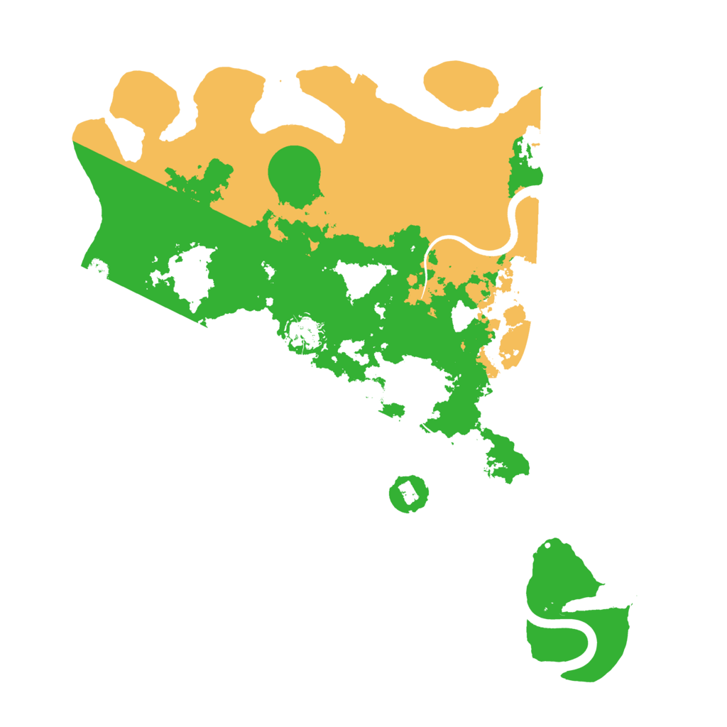 Biome Rust Map: Procedural Map, Size: 3650, Seed: 1795130112