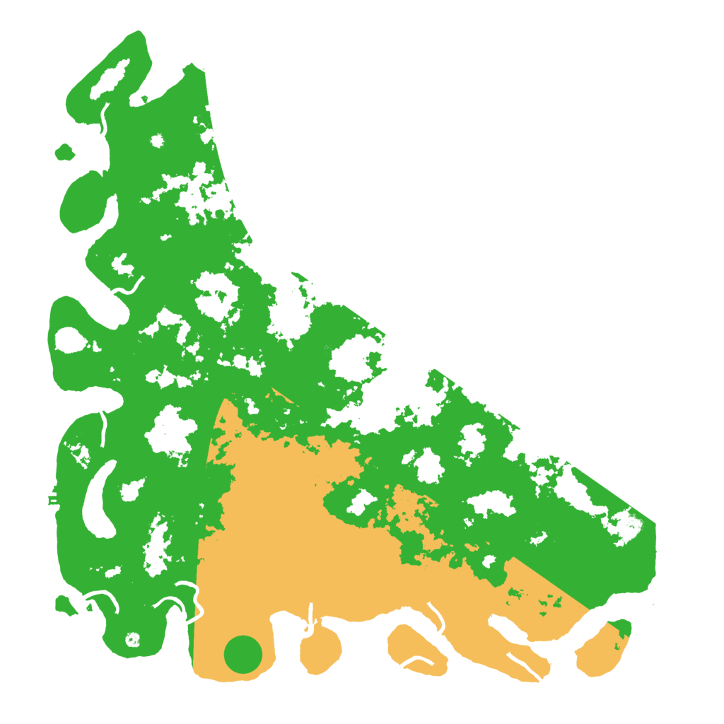 Biome Rust Map: Procedural Map, Size: 5000, Seed: 1244432176