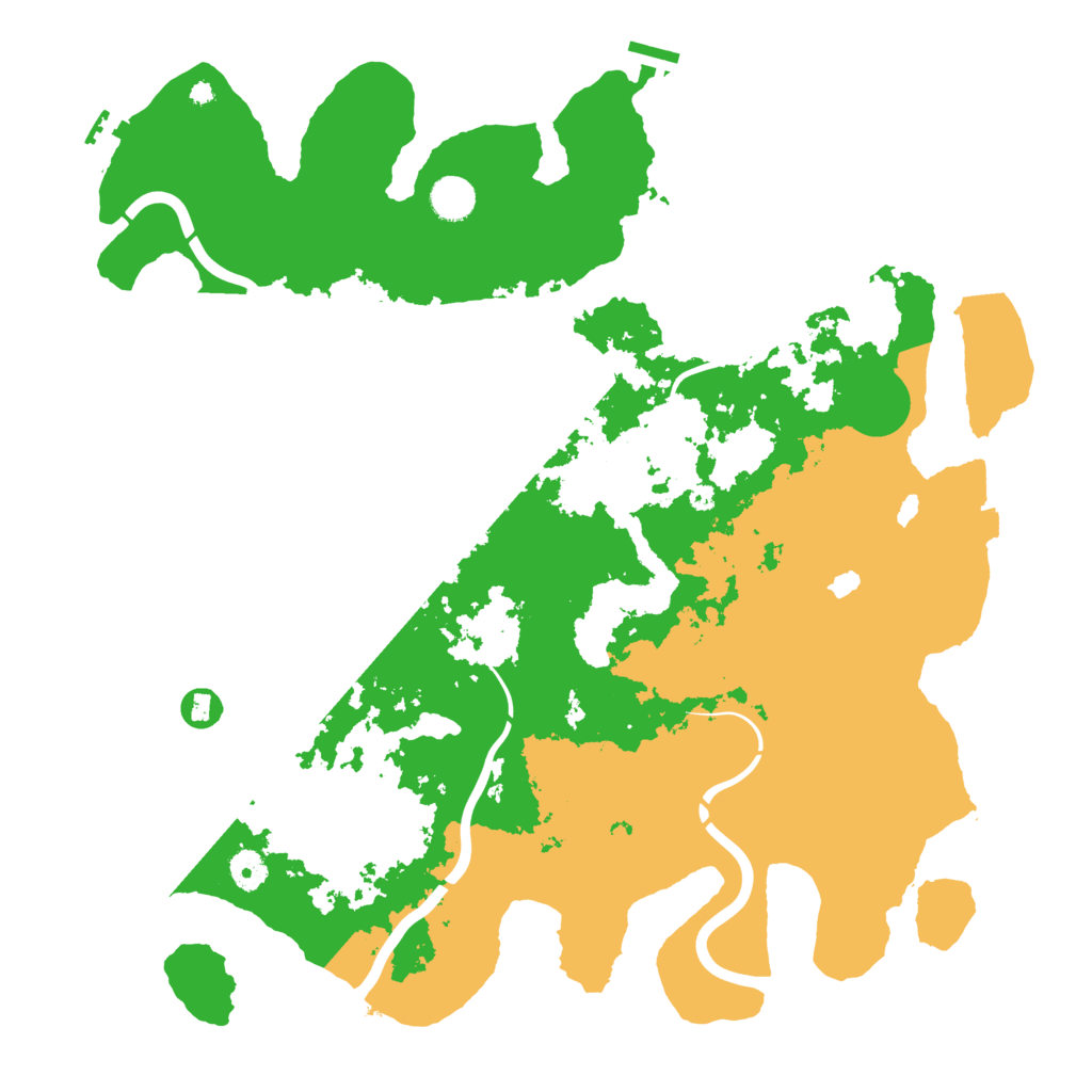 Biome Rust Map: Procedural Map, Size: 4300, Seed: 63822