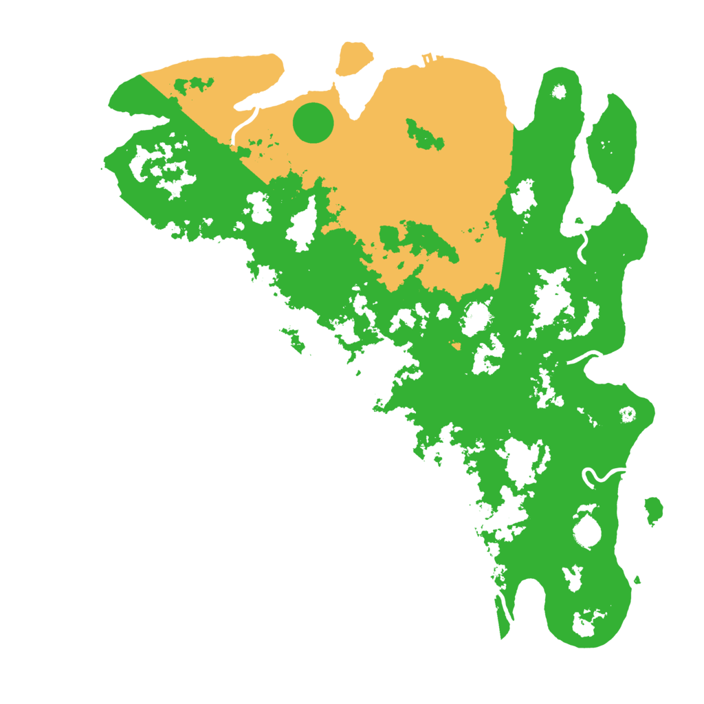 Biome Rust Map: Procedural Map, Size: 4550, Seed: 96331