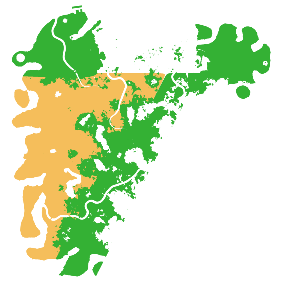 Biome Rust Map: Procedural Map, Size: 6000, Seed: 2131987