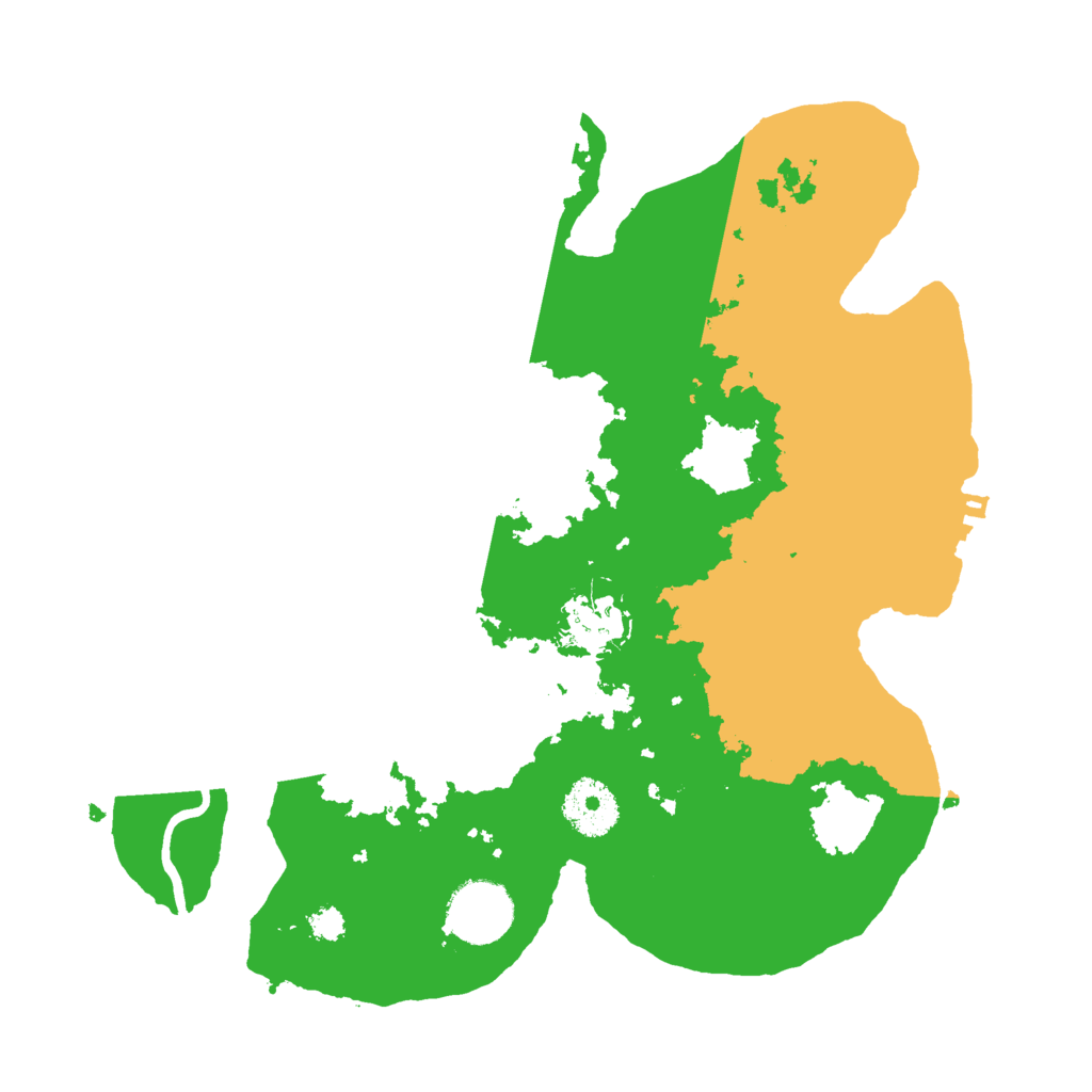 Biome Rust Map: Procedural Map, Size: 3000, Seed: 1274586606
