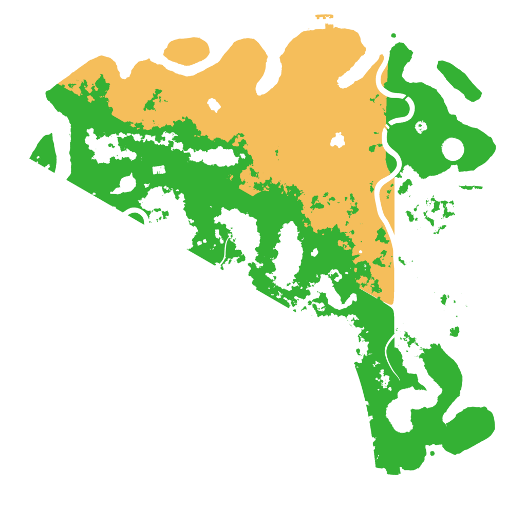 Biome Rust Map: Procedural Map, Size: 4500, Seed: 1071949547