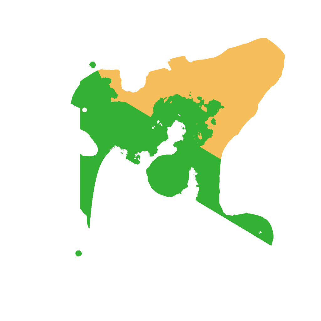 Biome Rust Map: Procedural Map, Size: 2048, Seed: 656