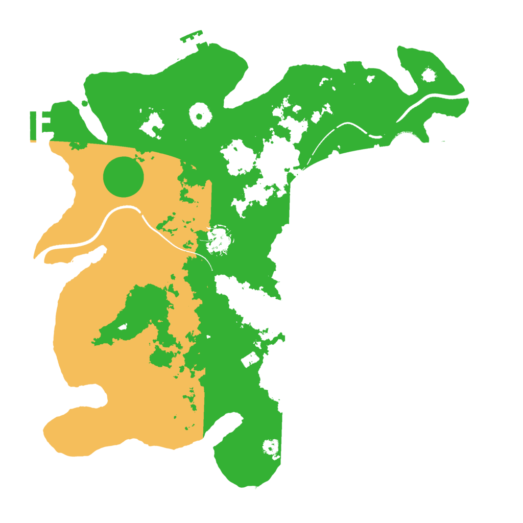 Biome Rust Map: Procedural Map, Size: 3400, Seed: 339494237