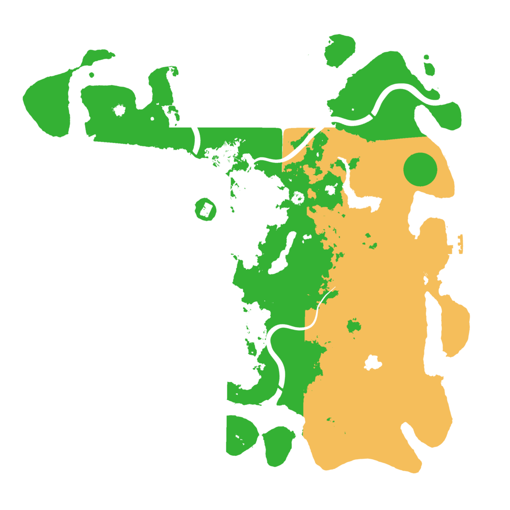 Biome Rust Map: Procedural Map, Size: 4000, Seed: 458509