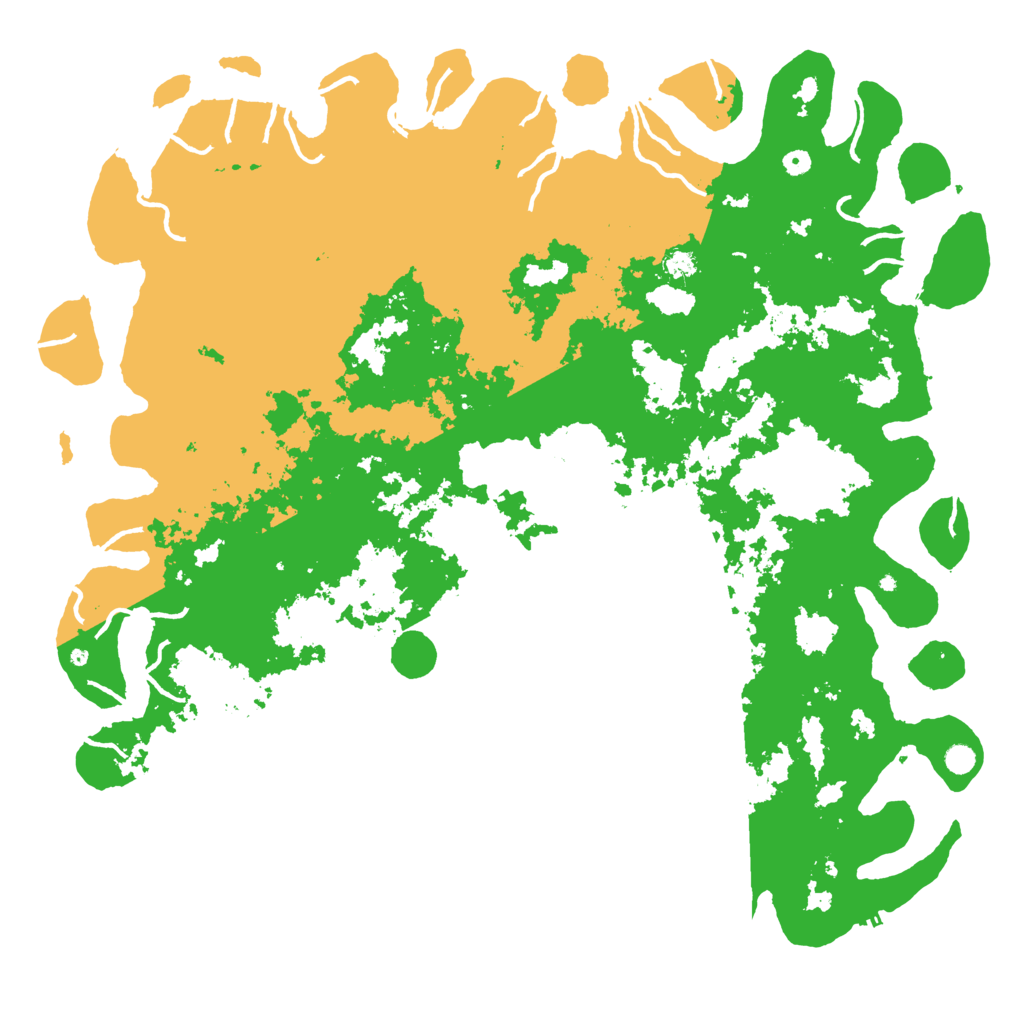 Biome Rust Map: Procedural Map, Size: 6000, Seed: 1103993711