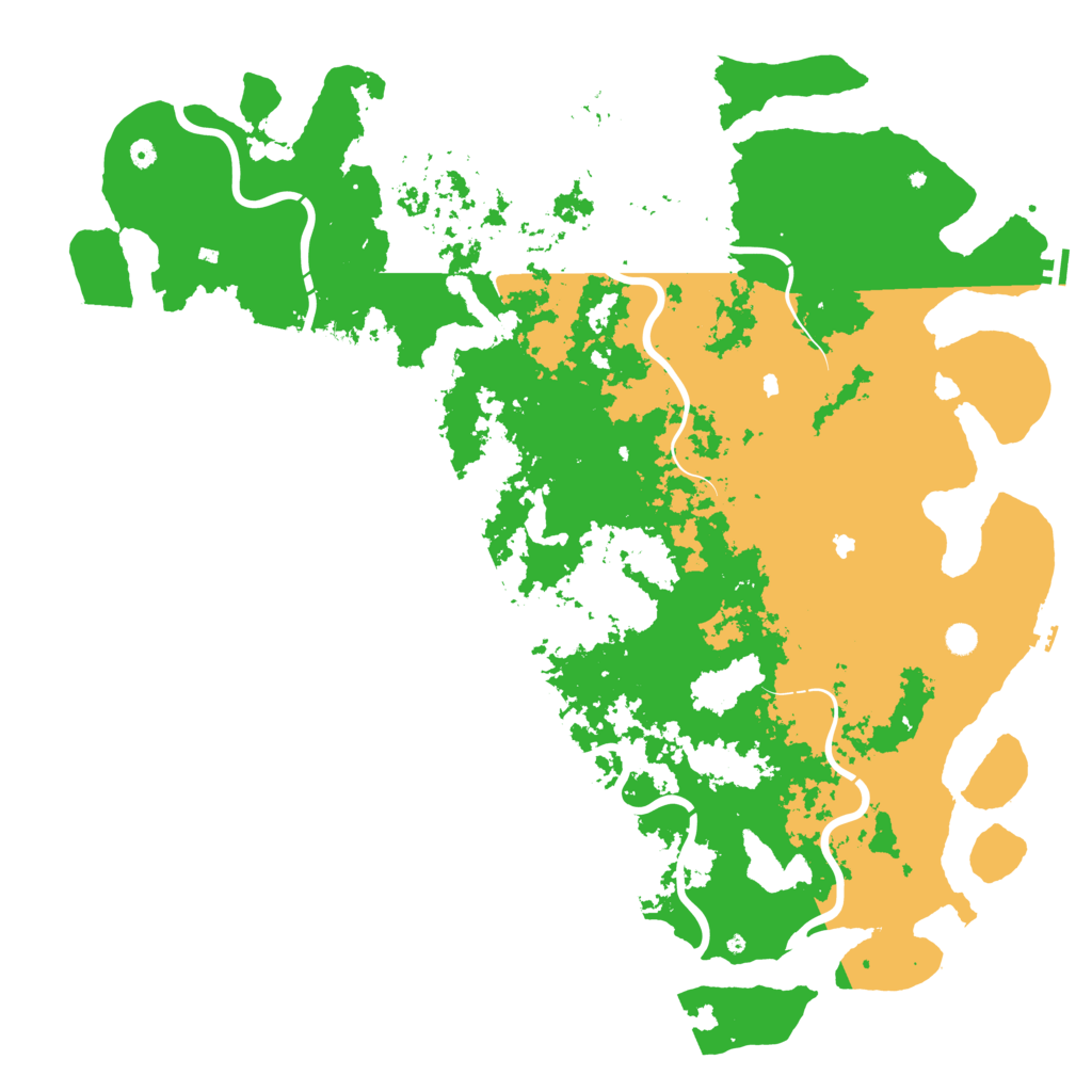 Biome Rust Map: Procedural Map, Size: 6000, Seed: 228572124