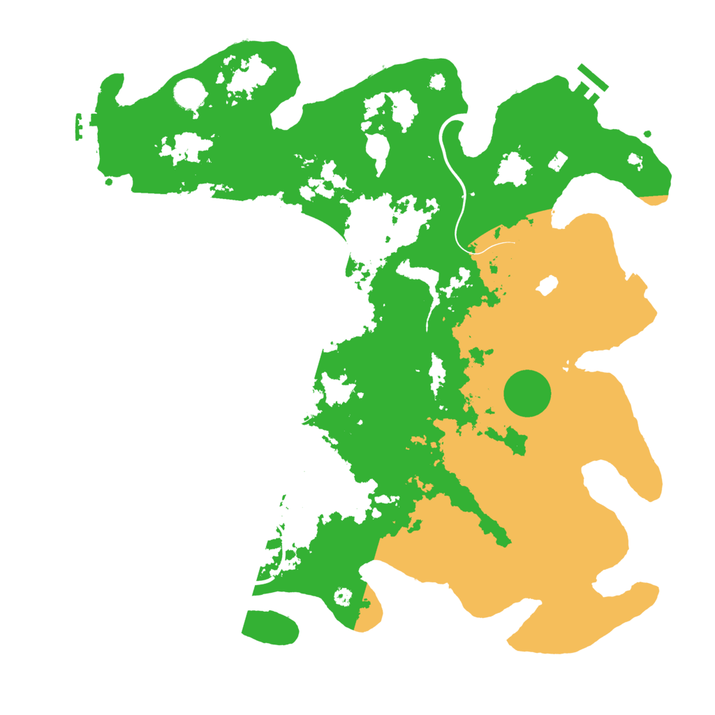 Biome Rust Map: Procedural Map, Size: 4000, Seed: 21843