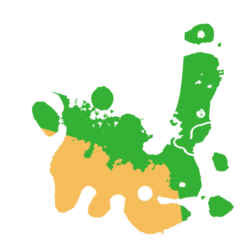 Biome Rust Map: Procedural Map, Size: 3000, Seed: 24530