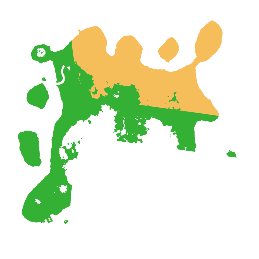 Biome Rust Map: Procedural Map, Size: 3000, Seed: 71745