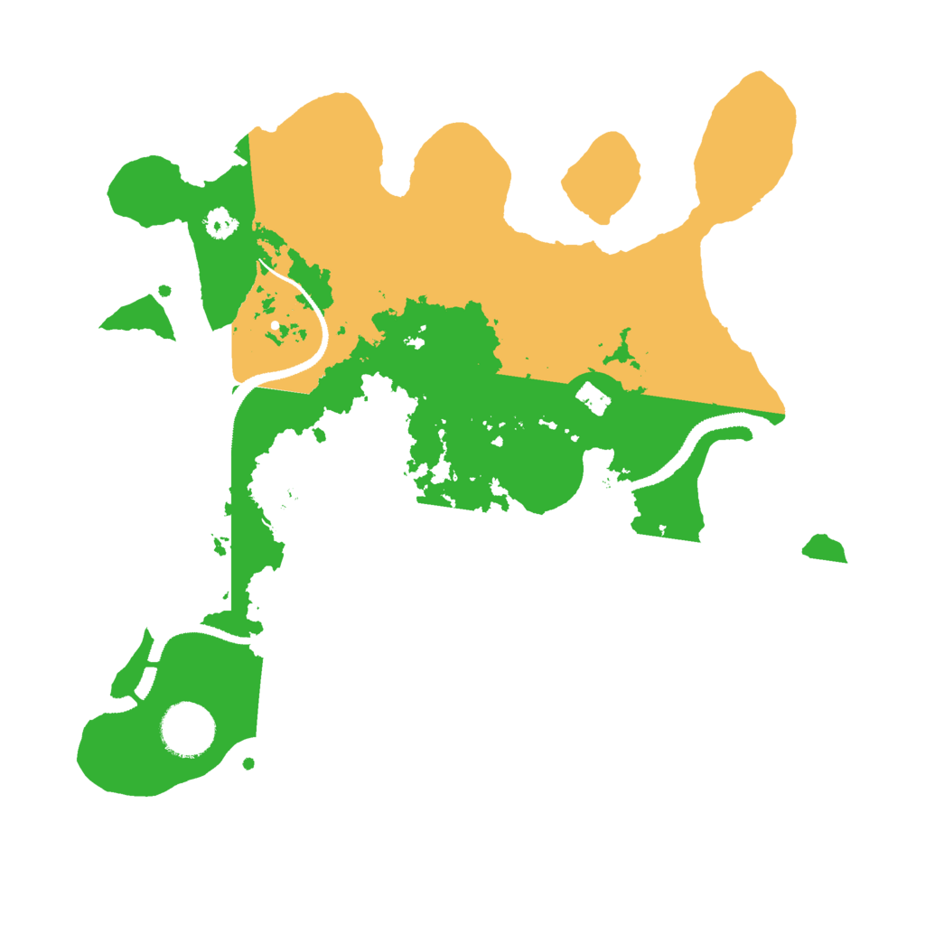 Biome Rust Map: Procedural Map, Size: 3000, Seed: 71745