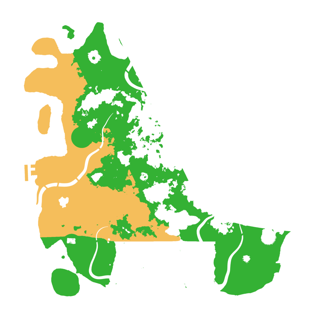 Biome Rust Map: Procedural Map, Size: 4000, Seed: 244022
