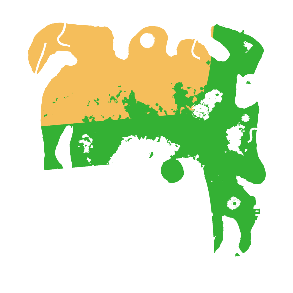 Biome Rust Map: Procedural Map, Size: 3500, Seed: 6554