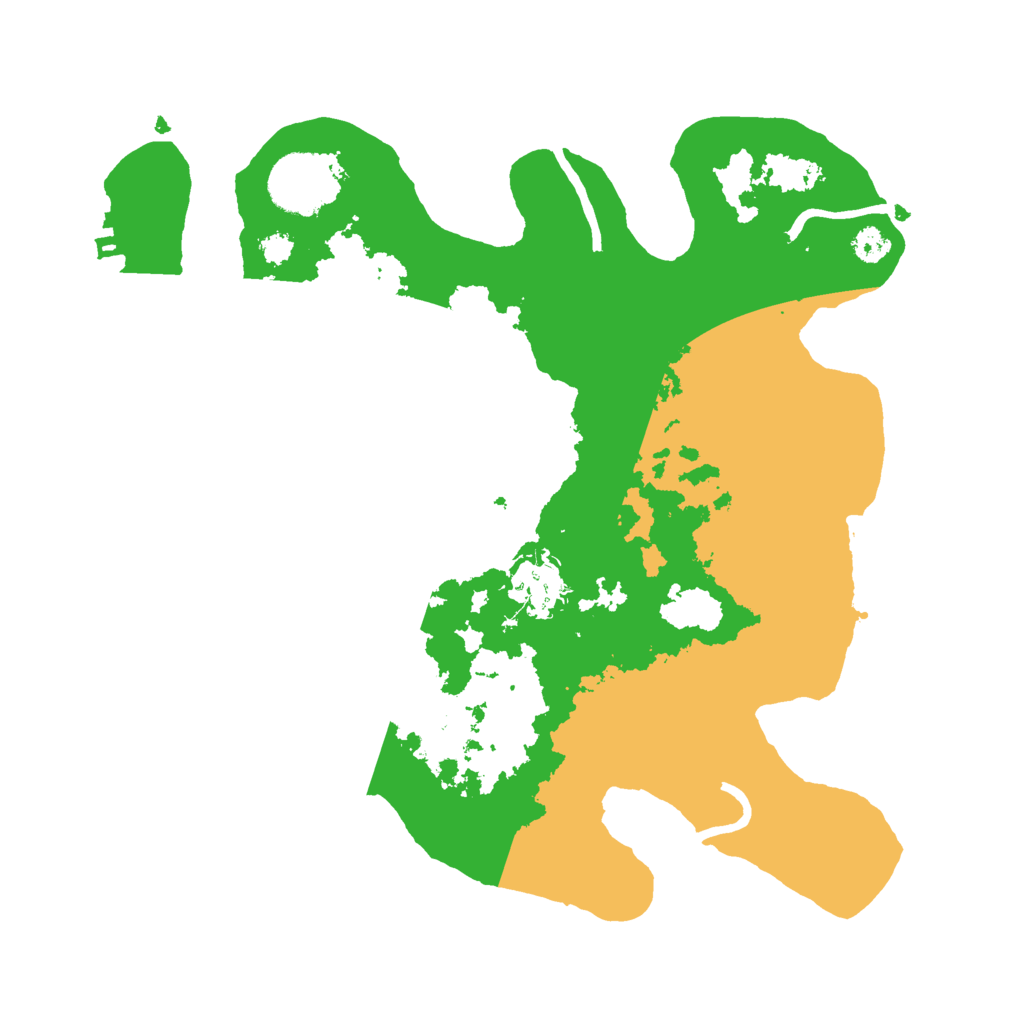 Biome Rust Map: Procedural Map, Size: 3000, Seed: 7779311