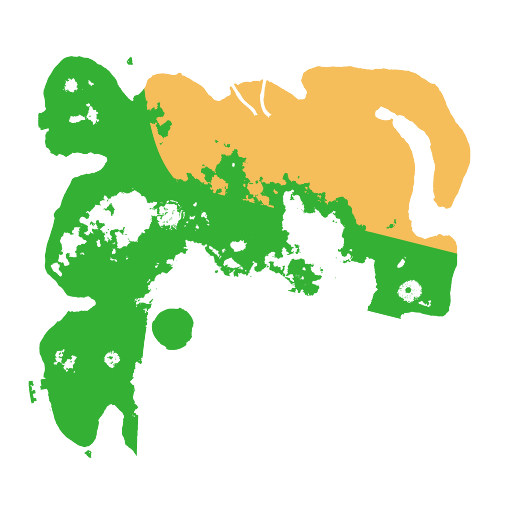 Biome Rust Map: Procedural Map, Size: 3500, Seed: 136884350