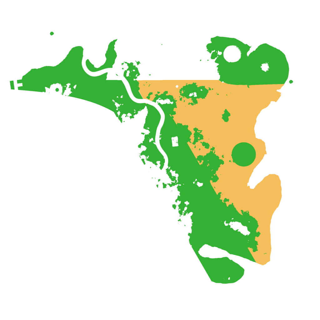 Biome Rust Map: Procedural Map, Size: 3500, Seed: 215863995