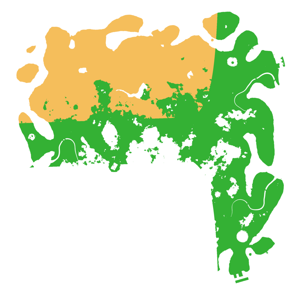 Biome Rust Map: Procedural Map, Size: 4500, Seed: 6202022