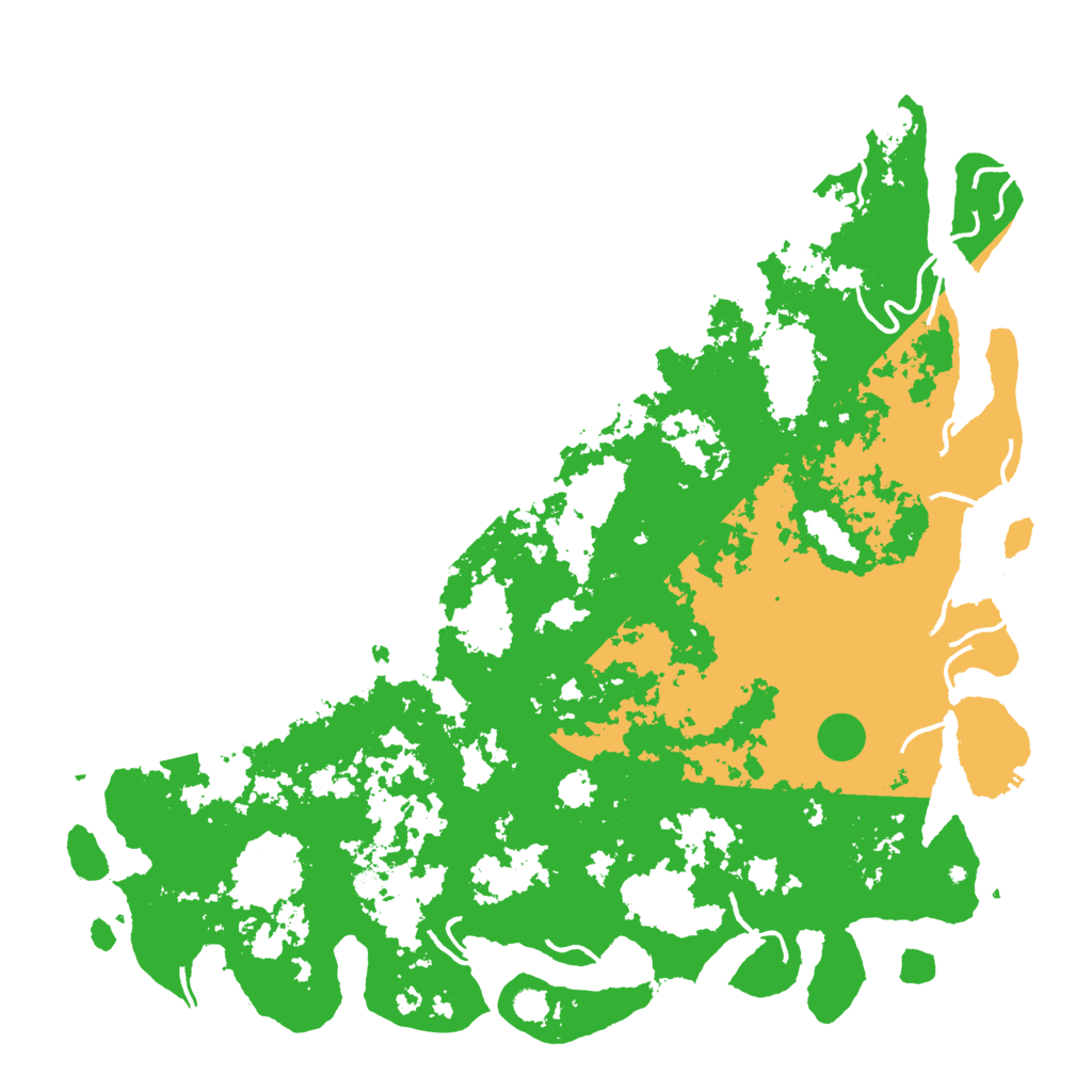 Biome Rust Map: Procedural Map, Size: 6000, Seed: 286437125