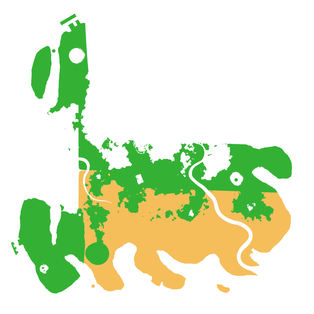 Biome Rust Map: Procedural Map, Size: 3650, Seed: 505080576