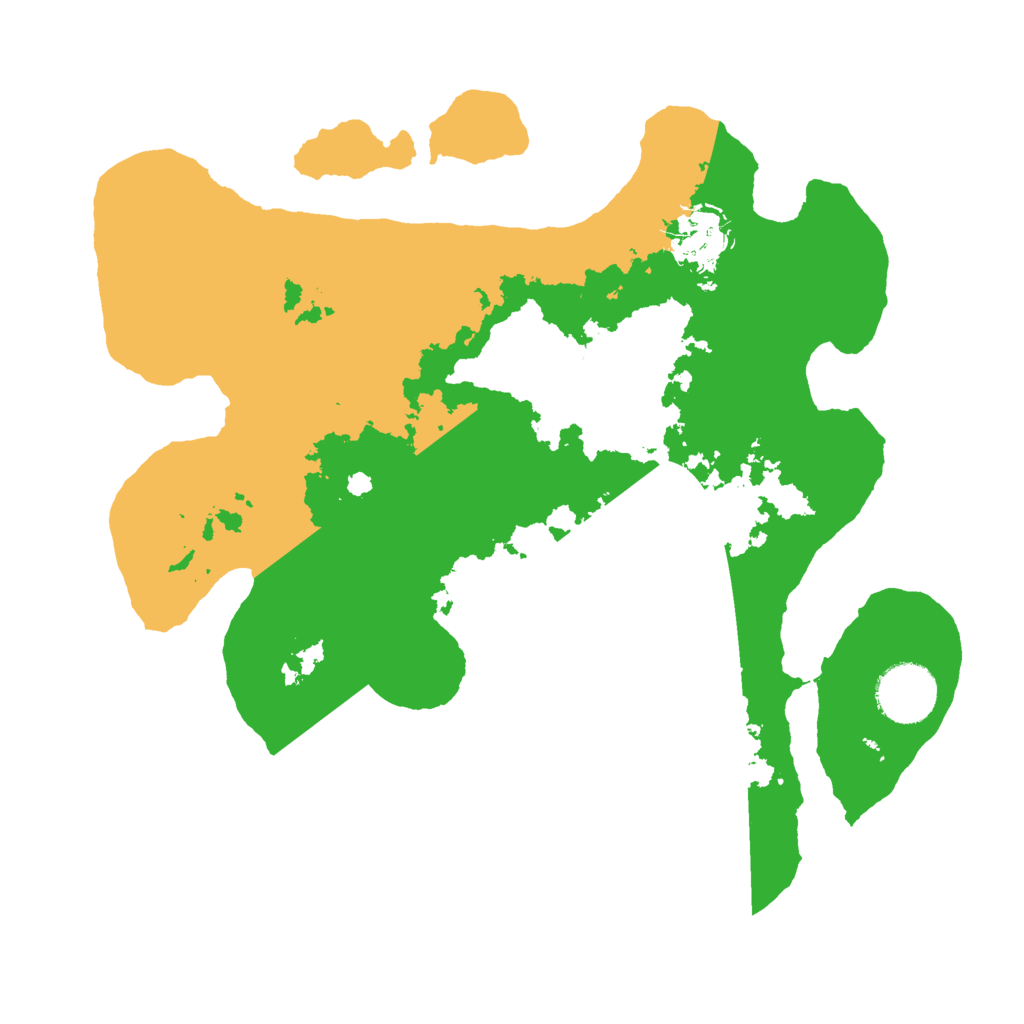 Biome Rust Map: Barren, Size: 3000, Seed: 1644600460