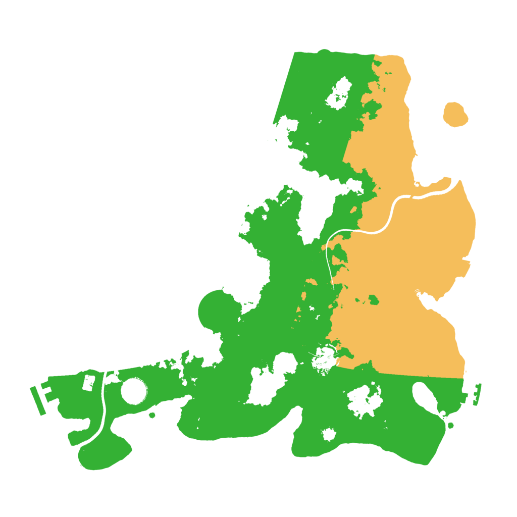 Biome Rust Map: Procedural Map, Size: 3500, Seed: 1547394565