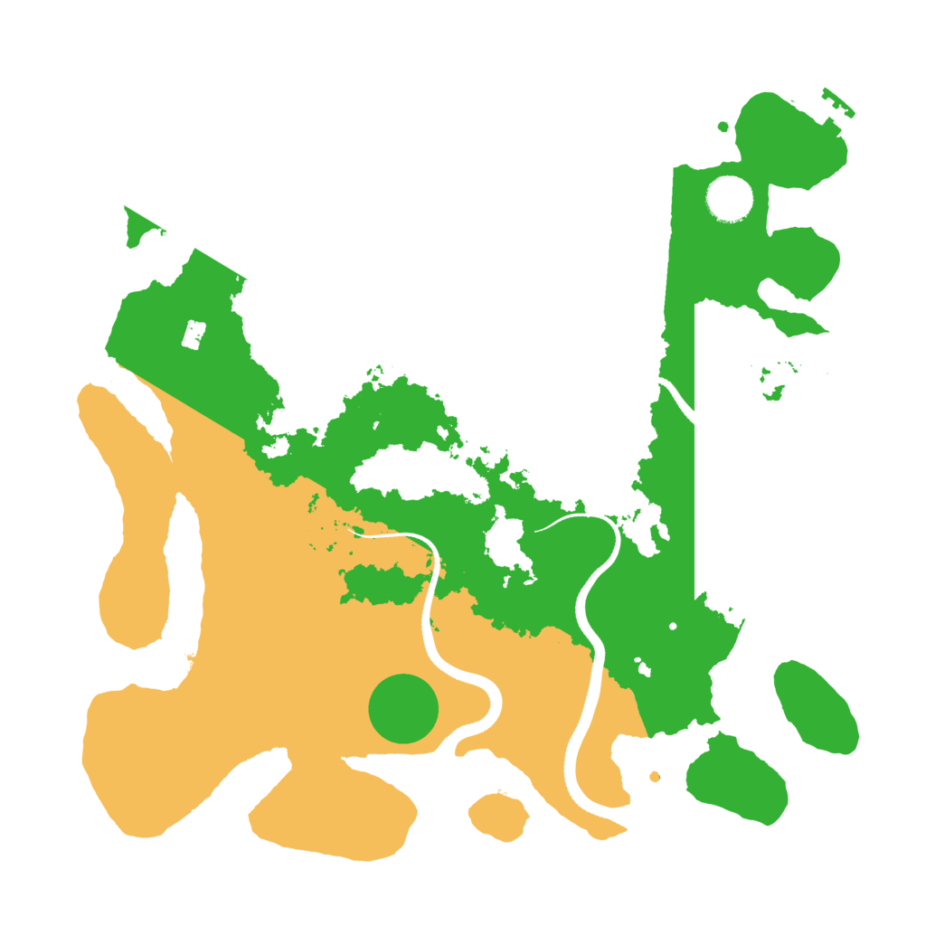 Biome Rust Map: Procedural Map, Size: 3500, Seed: 20220820