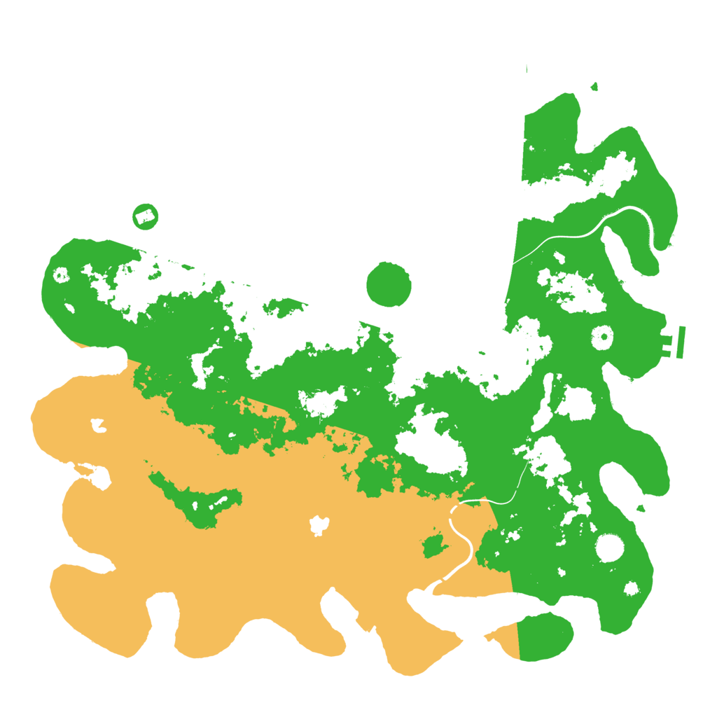 Biome Rust Map: Procedural Map, Size: 4500, Seed: 705167856