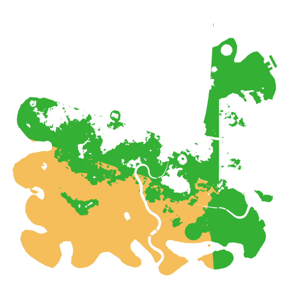 Biome Rust Map: Procedural Map, Size: 4500, Seed: 705167856