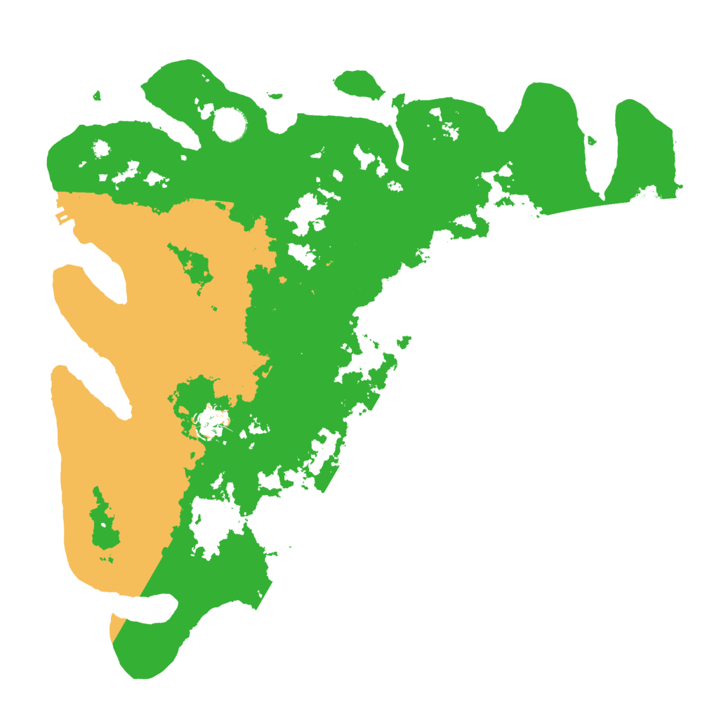 Biome Rust Map: Procedural Map, Size: 3850, Seed: 302575221