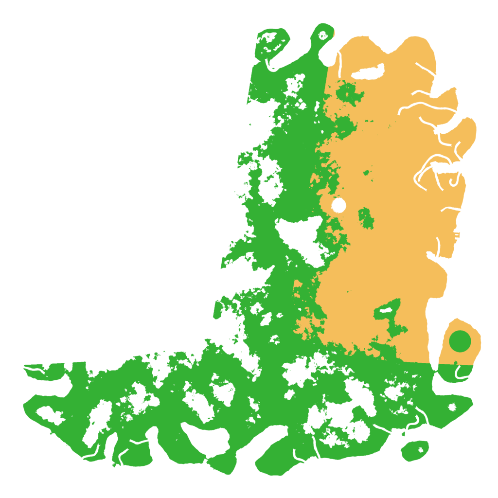 Biome Rust Map: Procedural Map, Size: 6000, Seed: 3258397