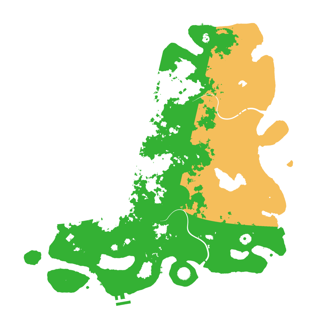 Biome Rust Map: Procedural Map, Size: 4250, Seed: 131403270
