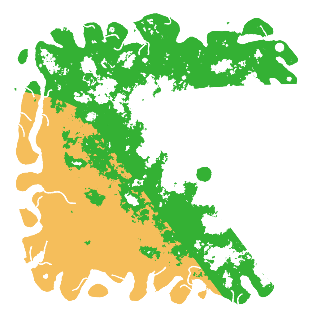 Biome Rust Map: Procedural Map, Size: 6000, Seed: 97361254