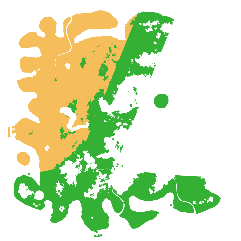 Biome Rust Map: Procedural Map, Size: 4500, Seed: 70988